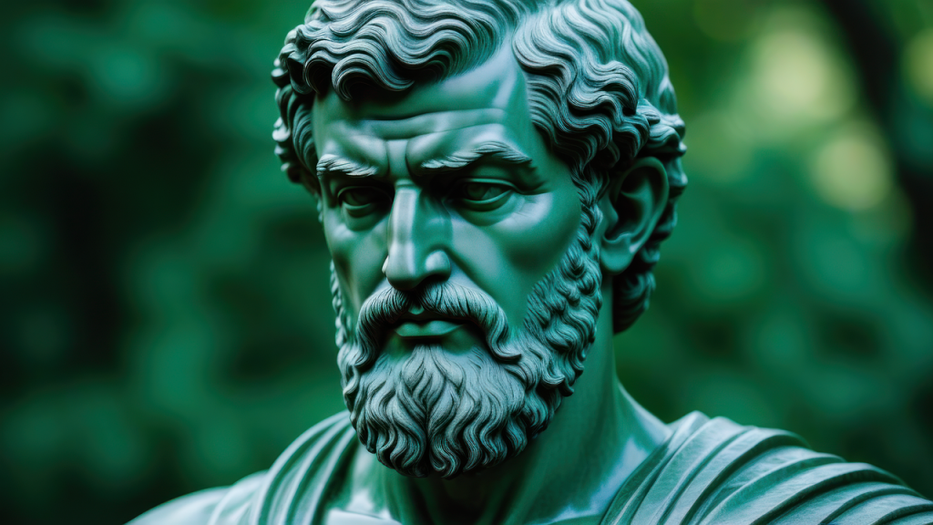 stoic philosopher statue